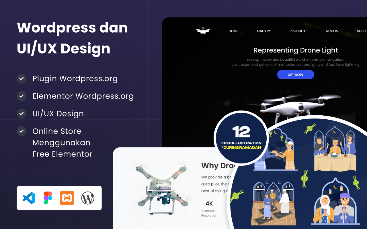 Kelas Wordpress dan UI/UX Design di BuildWithAngga